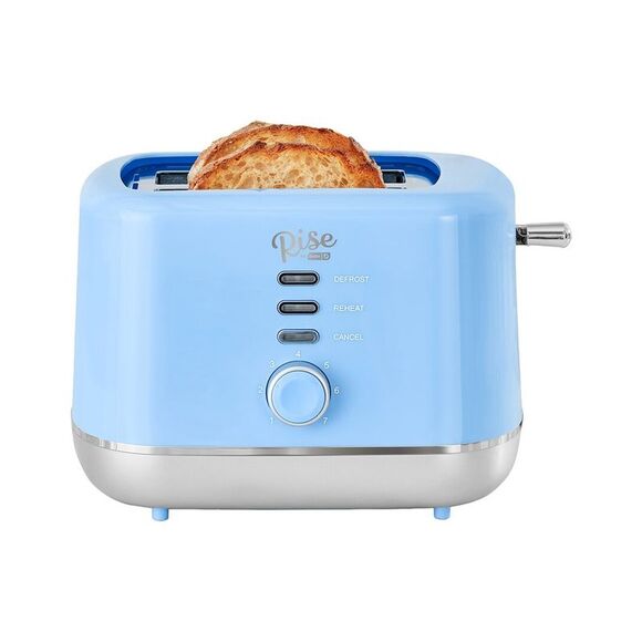 Dash Rise 2-Slice Toaster, Blue - Picture 4 of 5